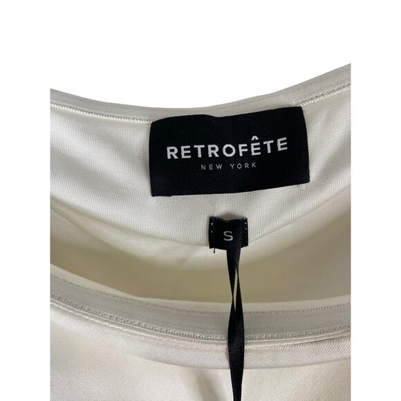 Retrofete Vivienne Draped Maxi Skirt Silk Blend Party Bridal Vacation Summer S - Picture 12 of 12